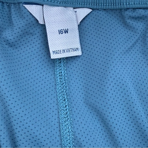 Duluth Trading Co. Teal Casual Skort. Front and back Pockets size 16W - Picture 4 of 12